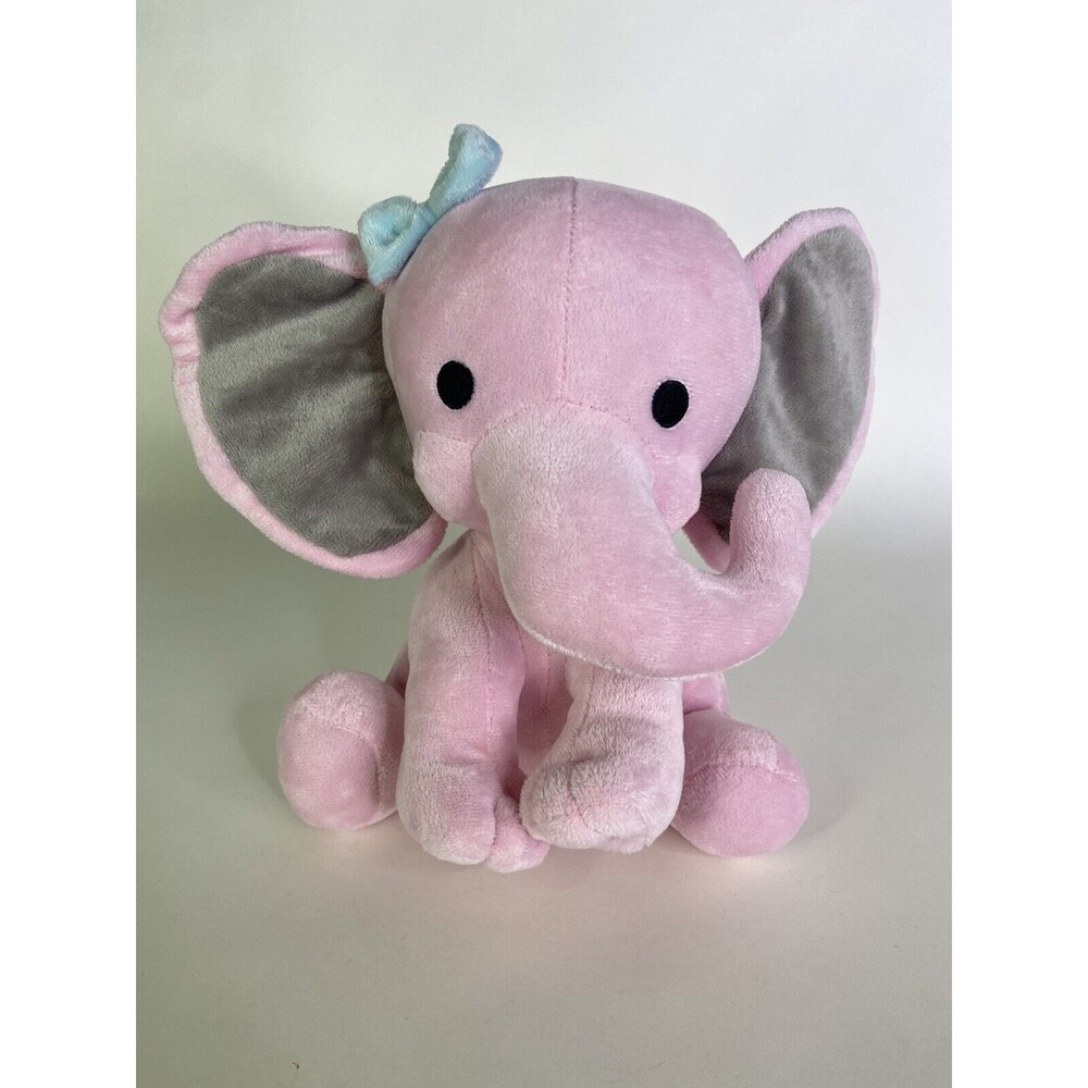 Bedtime Originals Twinkle Toes Pink Elephant Plush Hazel Stuffed Animal Toy